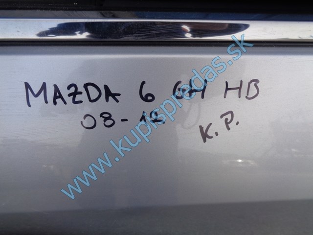 ľavé zadné dvere na mazdu 6 GH HB, 